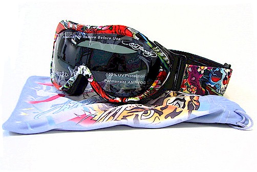ED HARDY EHG 880 Small/Red Snow Goggles