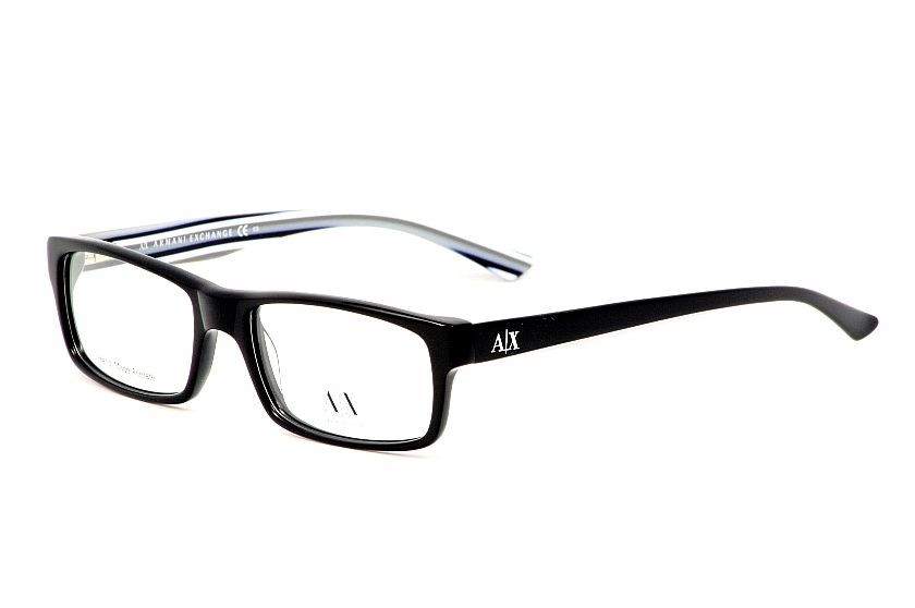 Armani Exchange Eyeglasses AX/148 AX148 Black Gray White Optical Frame