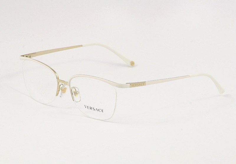 Versace Eyeglasses 1188 1290 WhiteGold Optical Frame