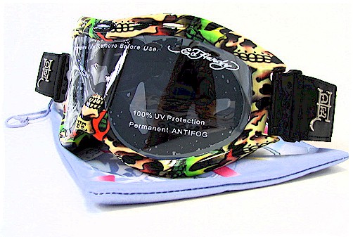 ED HARDY EHG 881 Large/Yellow Snow Goggles