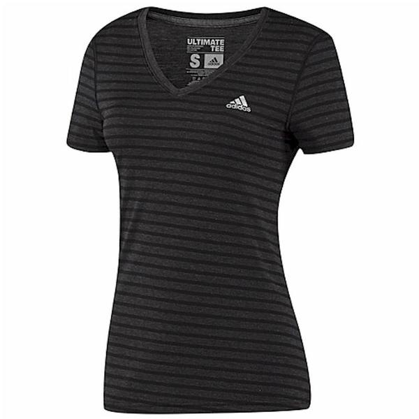  Adidas Women's Ultimate Short Sleeve V-Neck T-Shirt 