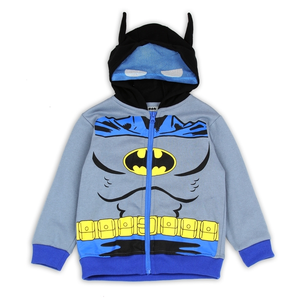  Batman Toddler Boy's Batman Suit Masked Hoodie 