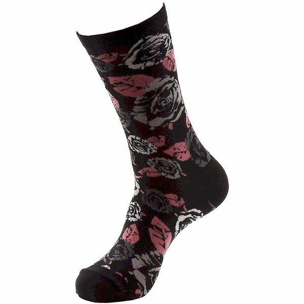  Betsey Johnson Women's Rockin Rose Casual Socks 