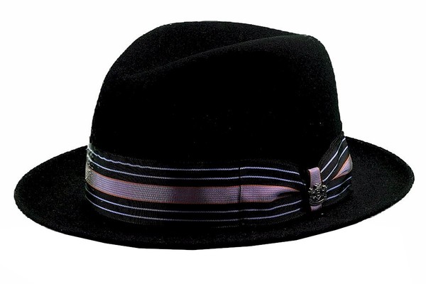  Biltmore Men's Sleek Shantung Fedora Hat 