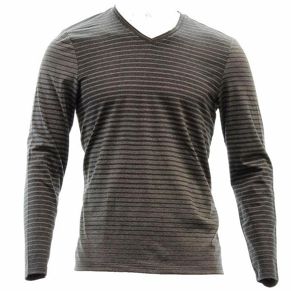  Calvin Klein Men's Dressy Refined Long Sleeve Striped Shirt 