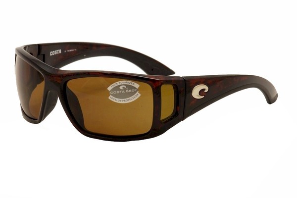  Costa Del Mar Men's Bomba Polarized Wrap Sunglasses 