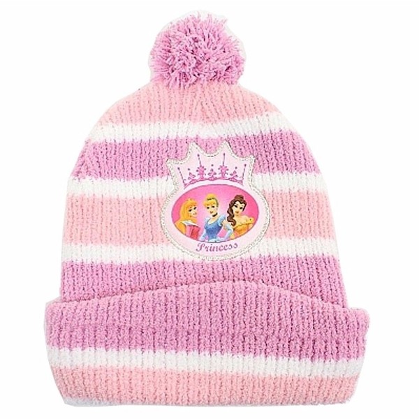  Disney Princess Toddler 2-Piece Fleece Winter Hat & Gloves Set 2-4T 