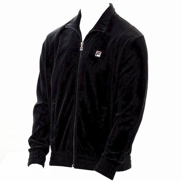  Fila Men's Full Zip Solid Velour Jacket 