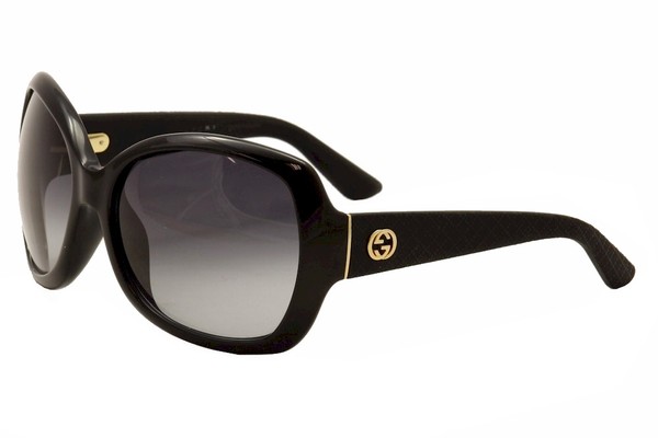  Gucci Women's 3715/S 3715S Fashion Diamond Pattern Fabric Temples Sunglasses 