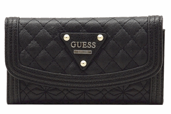  Guess Women's Sunset Quilt Tri-Fold Wallet 