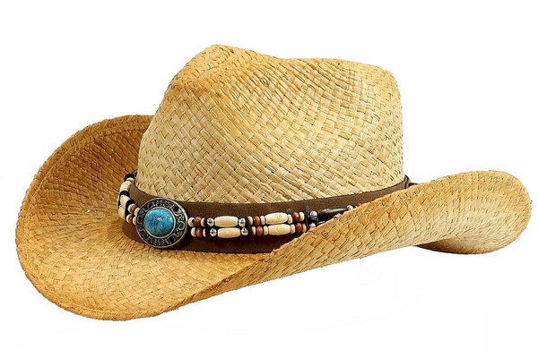  Henschel Men's Weekend Walker Straw Cowboy Hat 