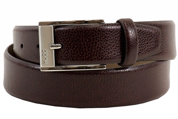  Hugo Boss Men's C-Ellot Fashion Textured Leather Belt 