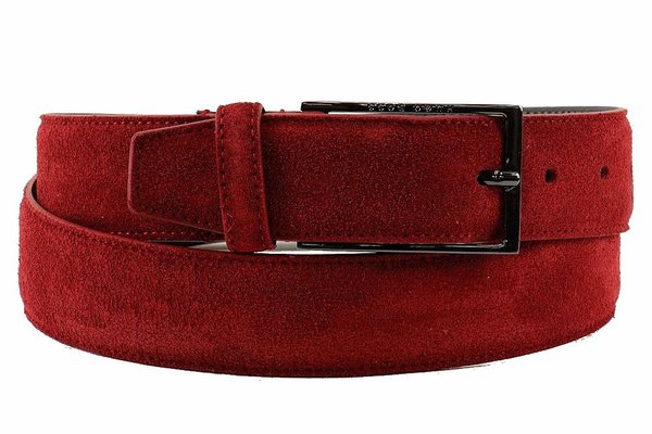  Hugo Boss Men's Calindo Fashion Suede Belt 