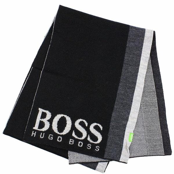  Hugo Boss Men's Contrasting Stripe Scarf 