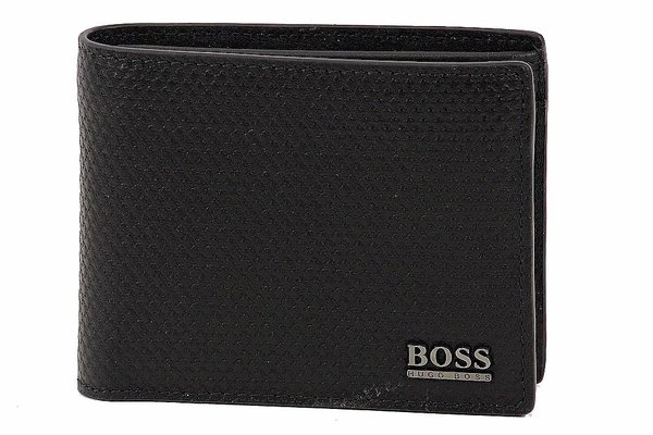  Hugo Boss Men's Himun Leather Bi-Fold Wallet 