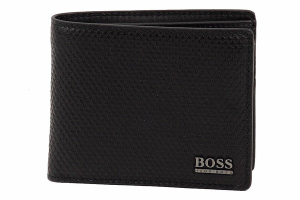  Hugo Boss Men's Hitun Leather Bi-Fold Wallet 