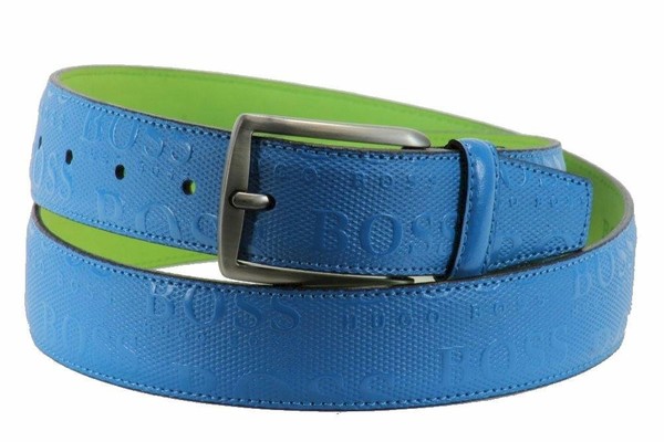  Hugo Boss Torialos 50256059 Men's Logo Leather Belt 