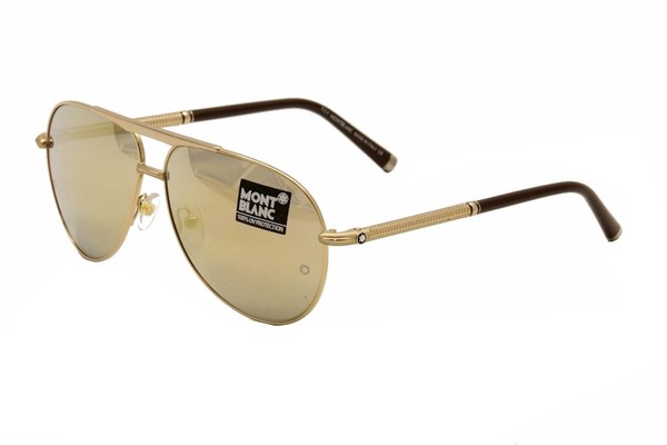  Mont Blanc Men's MB517S MB517/S Pilot Round Sunglasses 