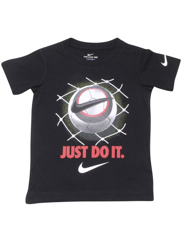  Nike Little Boy's T-Shirt Just Do It Soccer Logo Crew Neck 