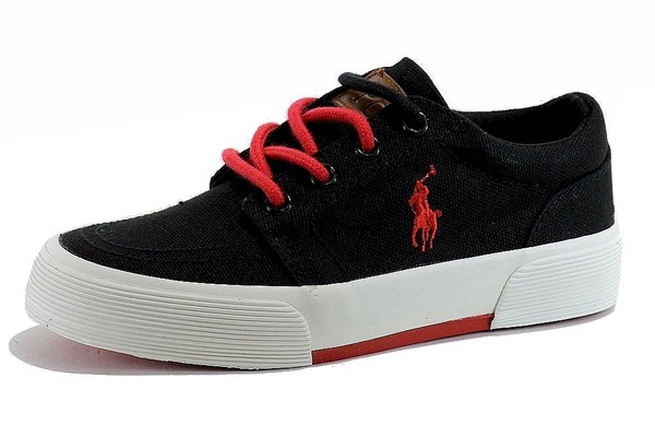  Polo Ralph Lauren Boy's Faxon II Canvas Fashion Sneaker Shoes 