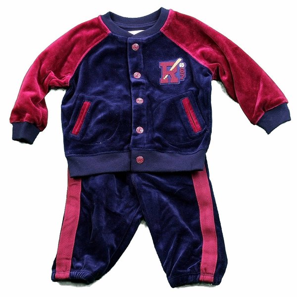  Polo Ralph Lauren Infant Boy's Velour Hook-Up Track Pant Set 