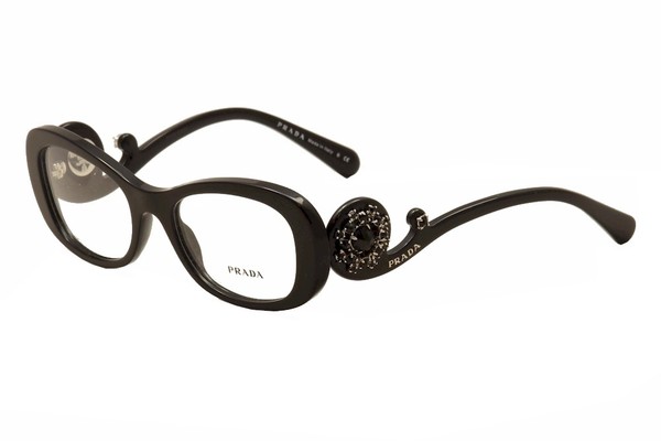  Prada Ornate Women's Eyeglasses VPR 10QA 10Q-A Full Rim Optical Frame Asian Fit 