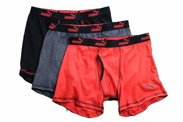  Puma Men's 3-Pack Sport Lifestyle Boxer Brief Underwear VM3302 