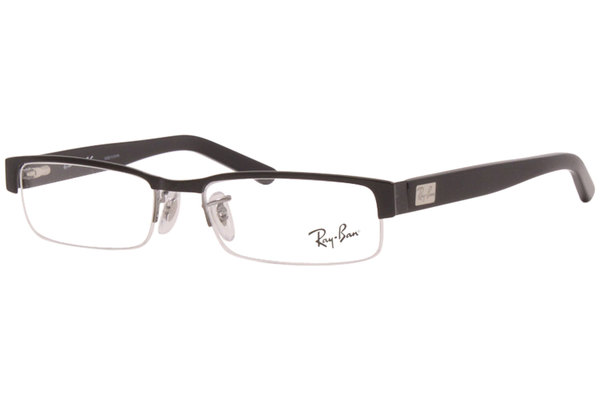  Ray Ban Men's Eyeglasses RB6182 RB/6182 Half Rim RayBan Optical Frame 