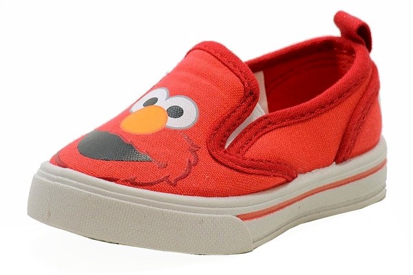  Sesame Street Toddler Elmo SES702 Fashion Loafer Canvas Shoe 