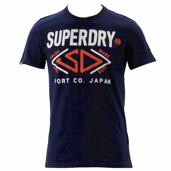  Superdry Men's Sports Co. Japan Label Line Short Sleeve T-Shirt 