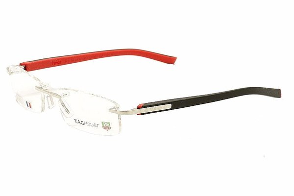  Tag Heuer Eyeglasses Trends TH8108 TH/8108 Rimless Optical Frame 