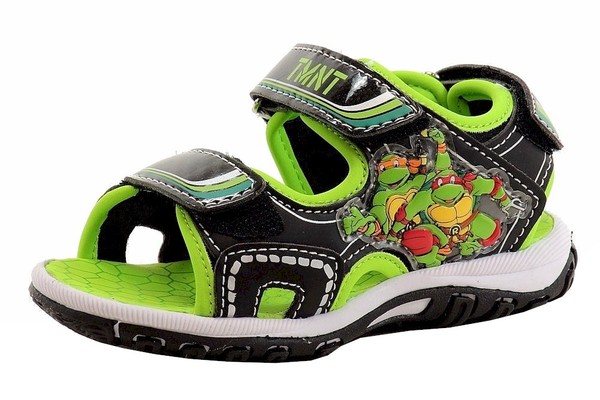  Teenage Mutant Ninja Turtles TMNT Toddler Boy's Light Up Sandals Shoes 