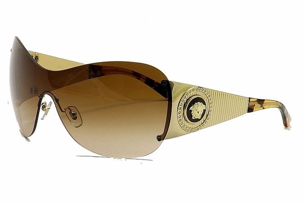  Versace 2135-B 2135B Shield Sunglasses 38mm 