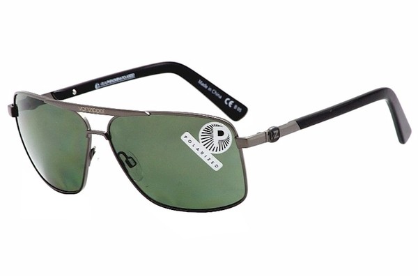  Von Zipper Men's Metal Stache VonZipper Retro Square Fashion Sunglasses 