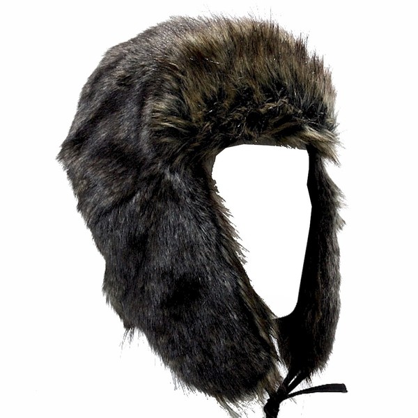  Woolrich Ear Flap Faux Fur Trooper Cap Hat 