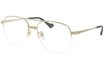 Gucci Seasonal-Icon GG0745O Eyeglasses Men's Full Rim Pilot Optical Frame