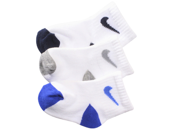 Nike Infant Boy's Pop Color Lightweight Ankle Socks 6-Pairs