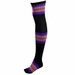 Betsey Johnson Women's Bunches Of Stripes Thigh High Socks Size Fits Most