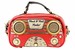 Betsey Johnson Women's Tune In Radio Crossbody Handbag