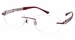 Charmant Line Art Women's Eyeglasses XL2052 XL/2052 Rimless Optical Frame