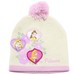 Disney Princess Toddler Girl's Floral Beanie Hat & Mittens Set Sz. 2-4