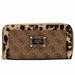 Guess Women's Escapade Large Zip Around Clutch Wallet