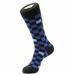 Hugo Boss Men's 50259930 RS Design Checkerboard Dress Crew Socks