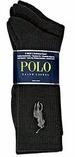 Polo Ralph Lauren Men's 3-Pack Technical Sport Socks Sz: 10-13 Fits Shoe 6-12.5