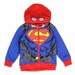 Superman Toddler Boy's Superman Suit Masked Full Zip Hoodie