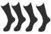 Tommy Hilfiger Men's 4-Pairs Cushion Flat Knit Crew Socks