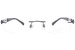 Charmant Line Art Women's Eyeglasses XL2012 XL/2012 Rimless Optical Frame