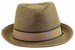 Henschel Men's 6270 Gentleman Braid Straw Fedora Hat