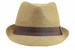 Henschel Men's Woven Toyo Straw Stingy Brim Fedora Hat