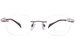 Line Art Brillante XL2176 Titanium Eyeglasses Women's Rimless
